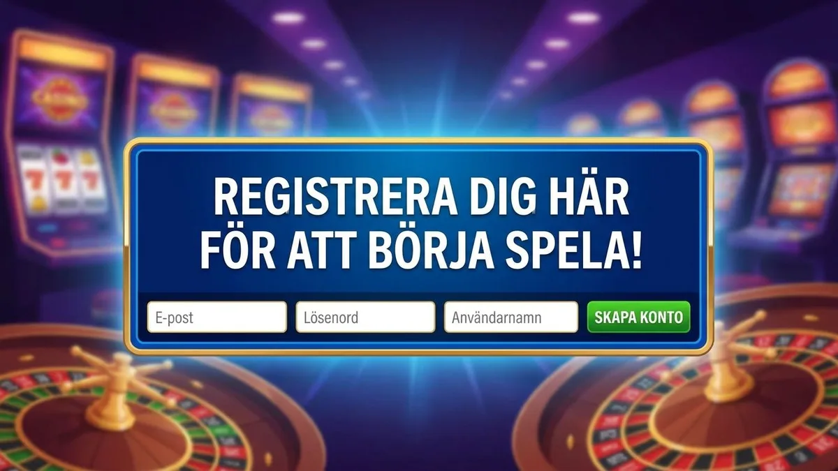 Registrera dig med bonus